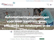 Tablet Screenshot of fliersystems.com